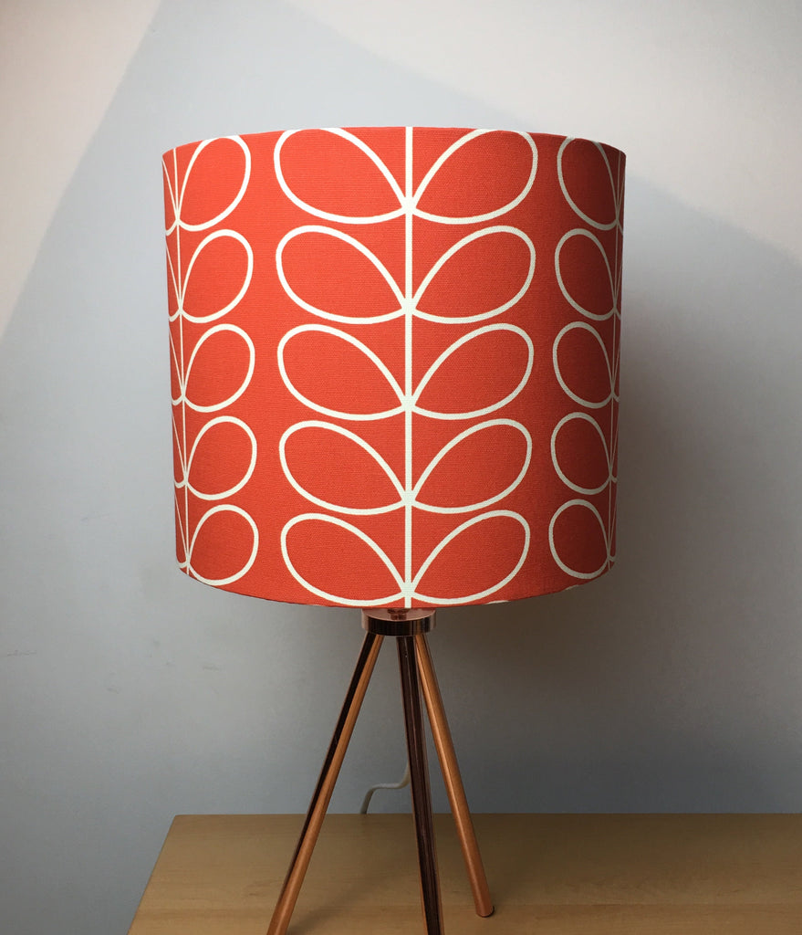 Orla Kiely Linear Stem Tomato Handmade Lampshade