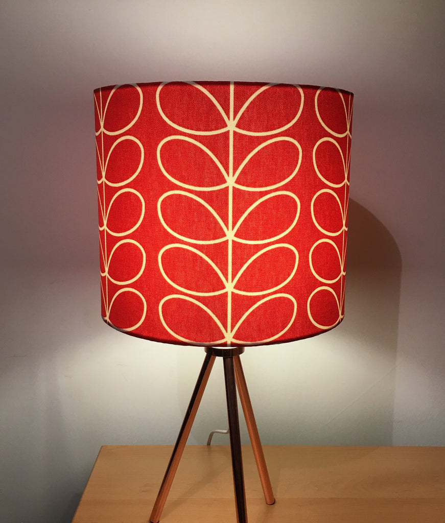 Orla Kiely Linear Stem Tomato Handmade Lampshade