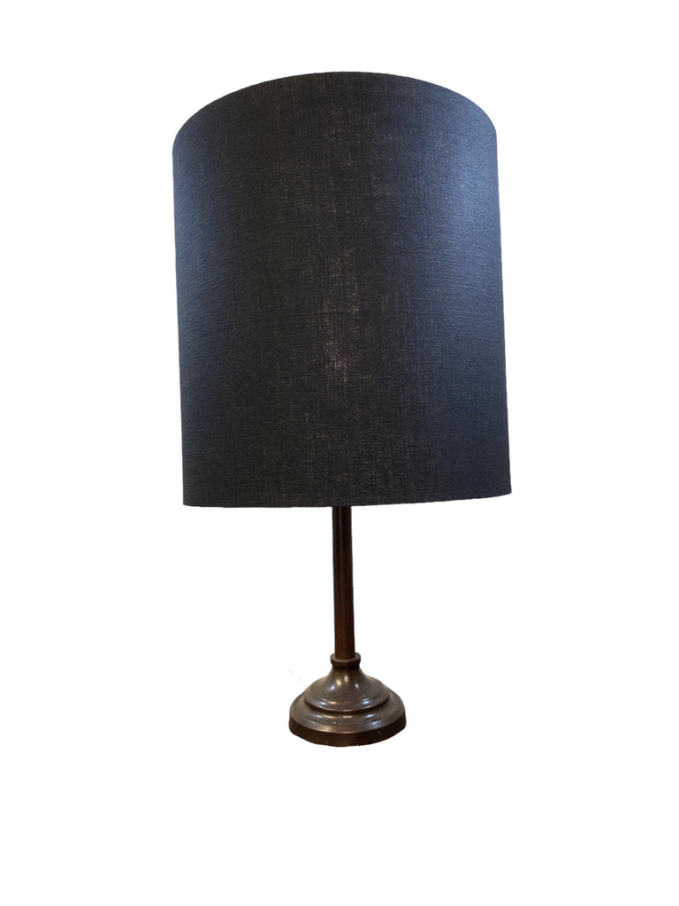 Black Linen Handmade Lampshade