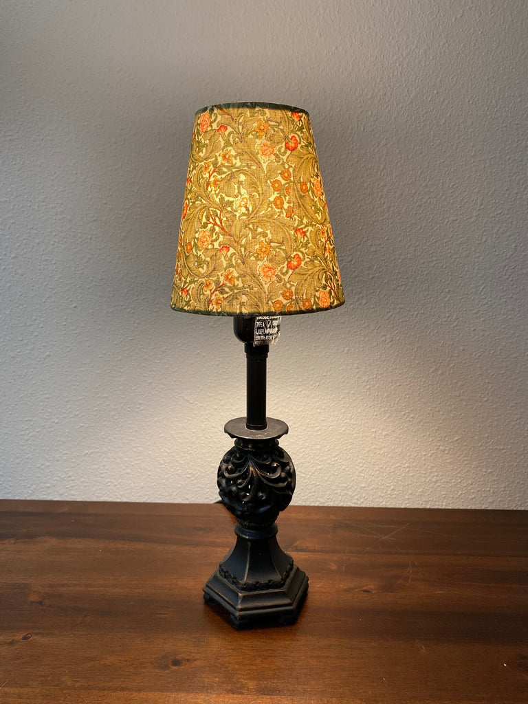 William Morris Olive Morris Meadow Fabric Sconce Chandelier Candelabra Lampshade (sold individually)