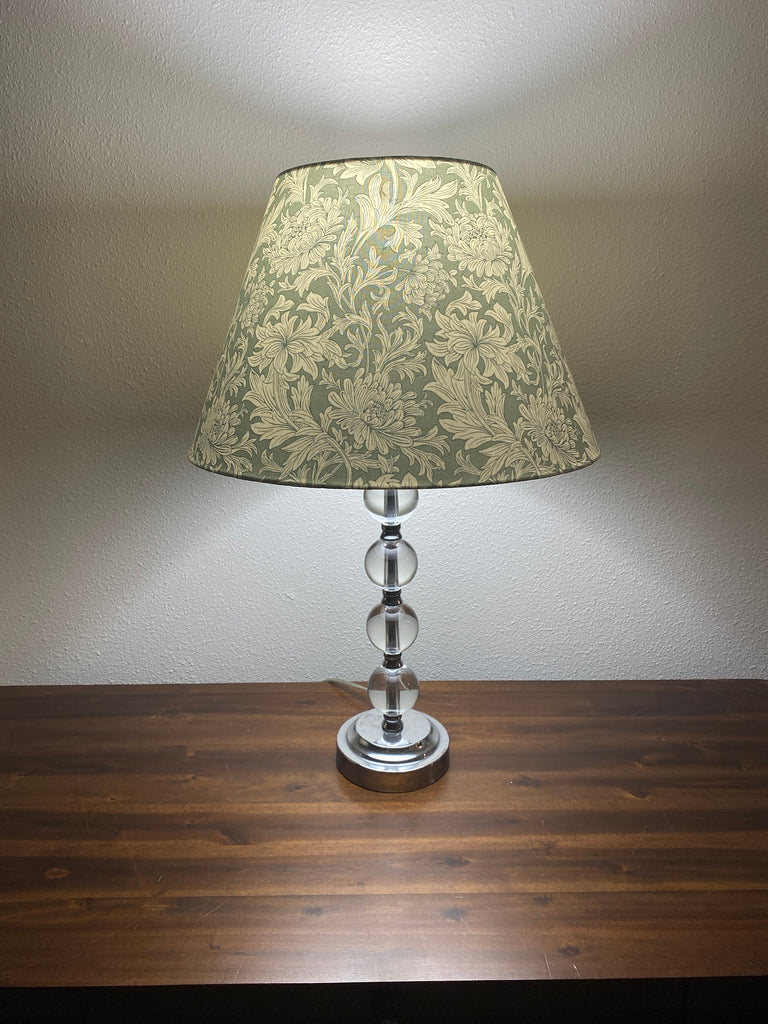 William Morris Leicester Chrysanthemum Olive Handmade Lampshade (New)