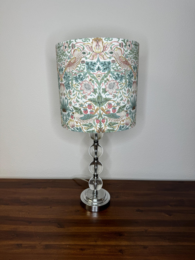 William Morris Strawberry Thief Olive Handmade Lampshade (New)