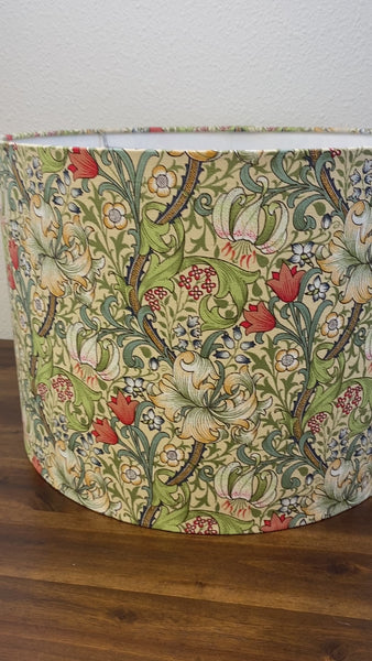 William Morris Golden Lily Handmade Lampshade – LouSeal Handmade