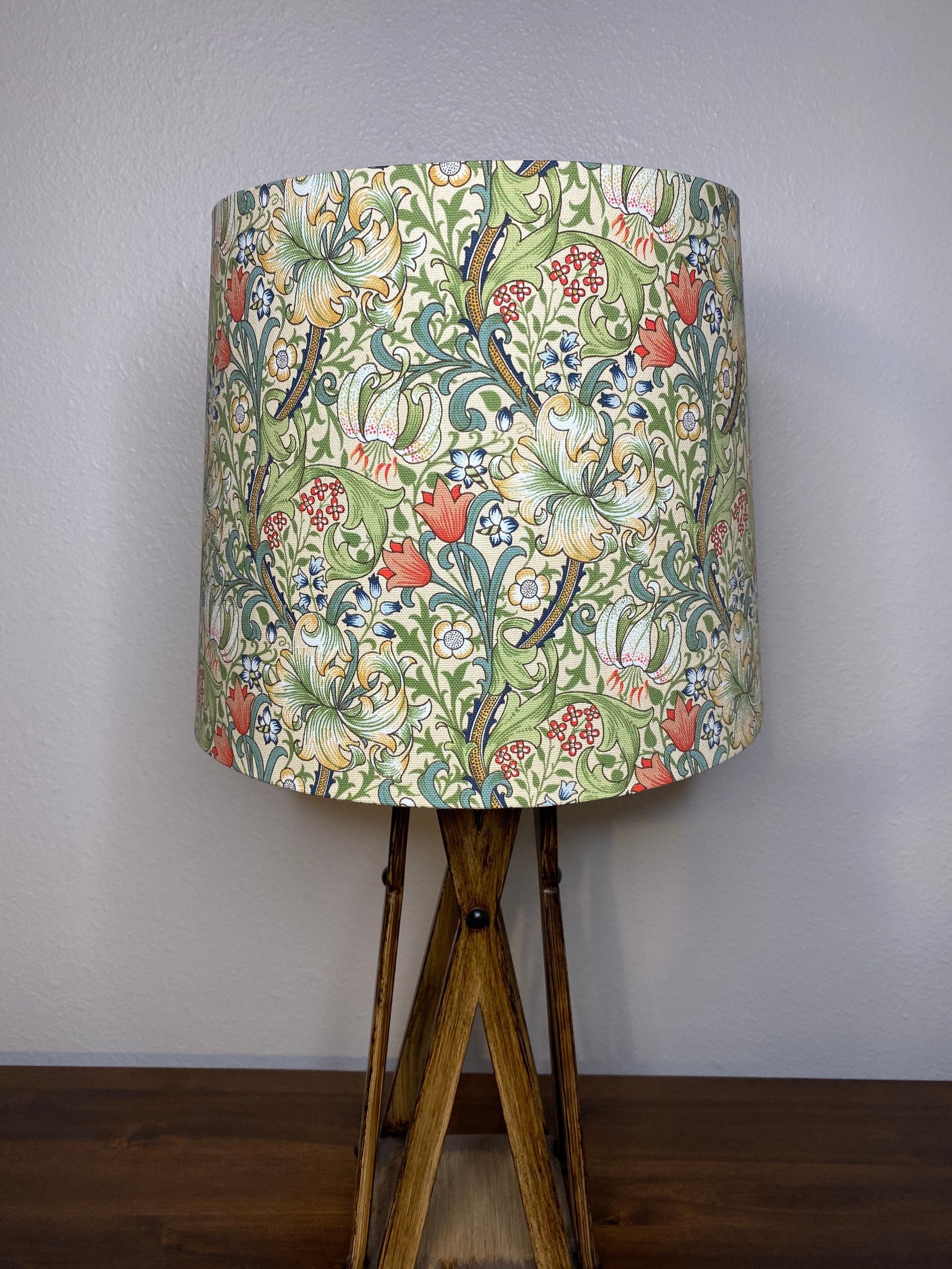 William Morris Golden Lily Handmade Lampshade – LouSeal Handmade